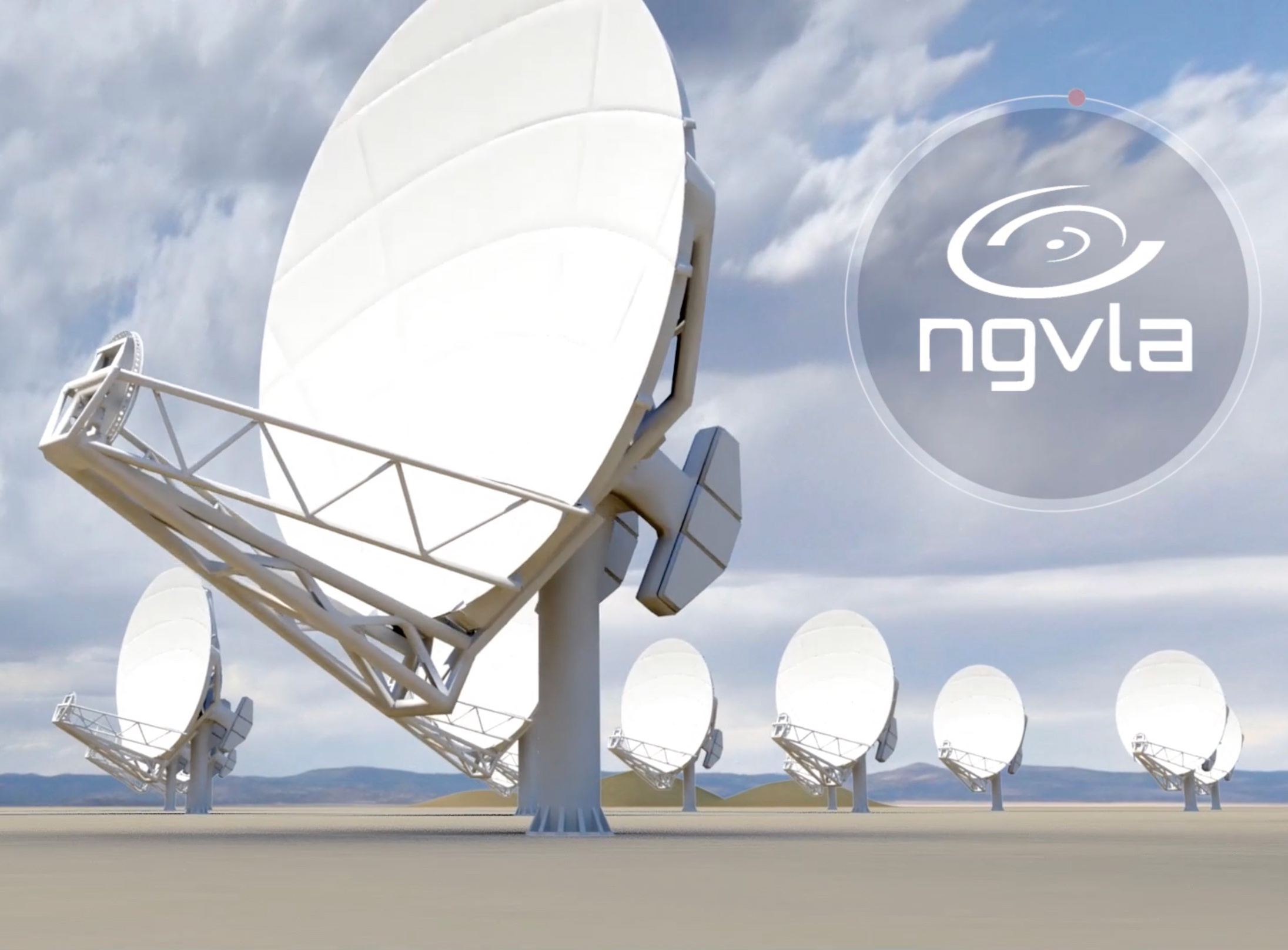 ngVLAの望遠鏡のCGイメージ